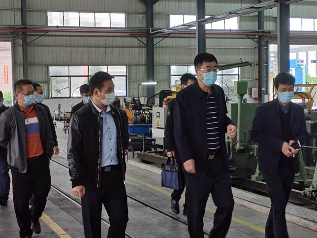 懷集縣委書(shū)記于曉軍一行蒞臨我司調(diào)研指導(dǎo)工作